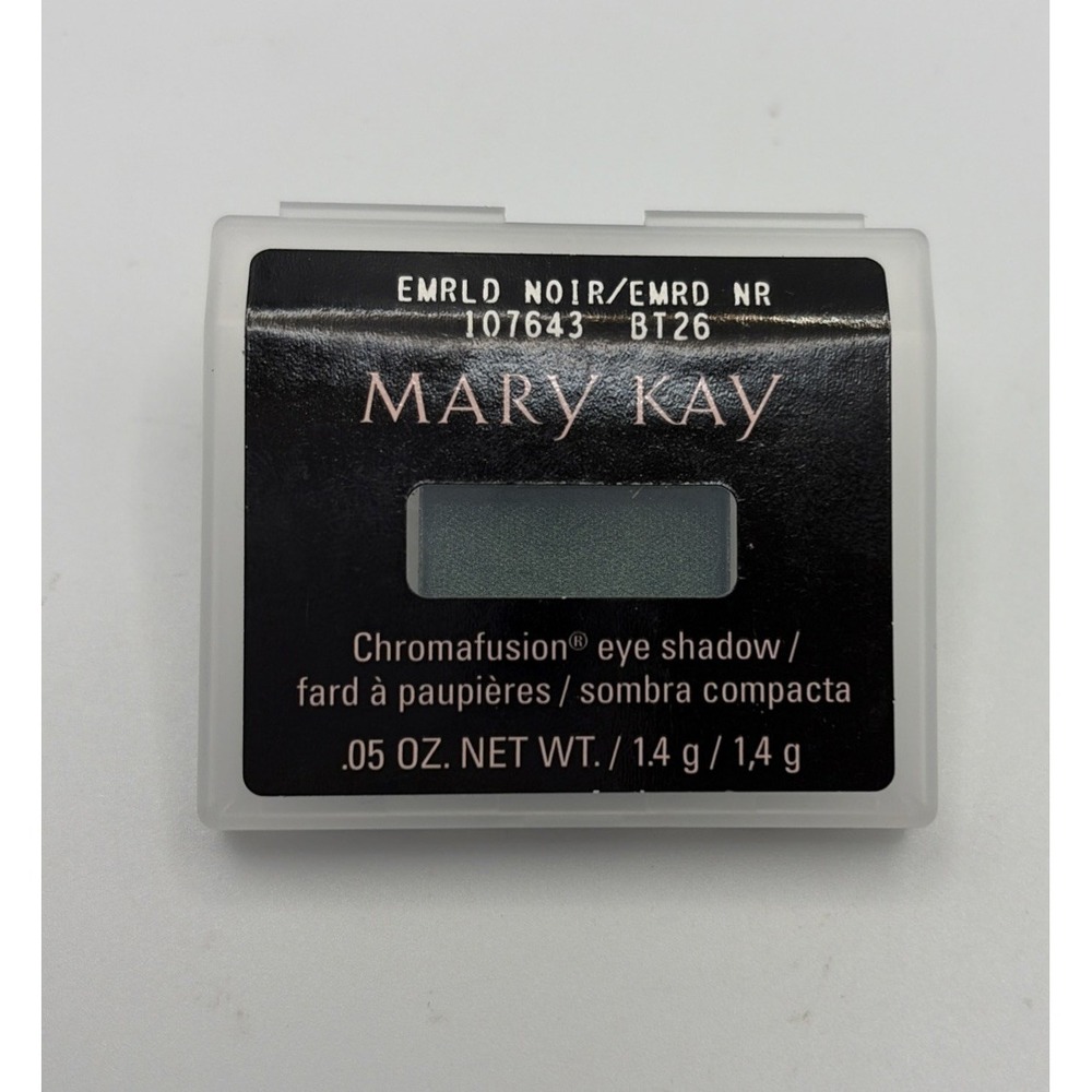 Mary Kay CHROMAFUSION EYE SHADOW 0.05 Oz Emerald Noir 107643 New
